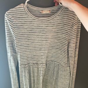 Alter’d State Striped Peplum Top